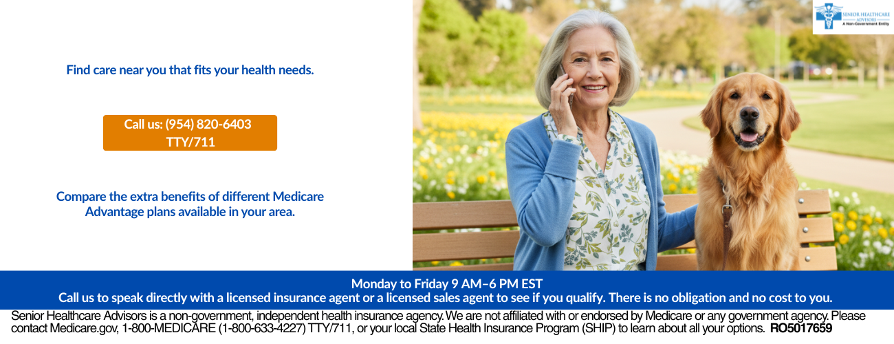 Medicare Advantage plan benefits in your area